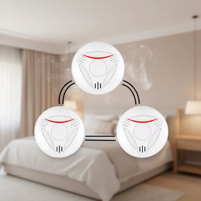 Smoke Detector Interconnected - เครื่องตรวจจับควันแบบไร้สาย Activfire AU Standard AS3786 แบตเตอรี่ใช้งานได้