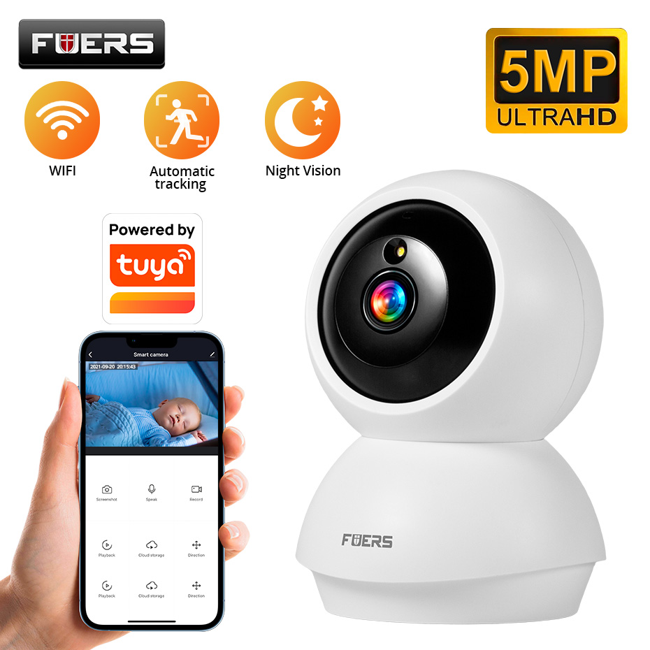 Eufy Camera E220 - กล้อง WiFi 5MP ของฟูเออร์ส ทำงานร่วมกับทูย่า สมาร์ทโฮมกล้องเฝ้าระวัง