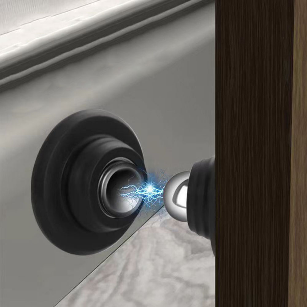 1 PC ซิลิโคนประตูประตูแม่เหล็ก - Door Stop Alarm บทวิจารณ์และราคา