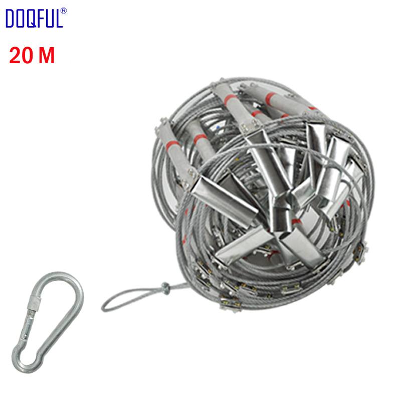66FT Fire Escape บันได 20M พับ - Fire Escape Ladder บทวิจารณ์และราคา