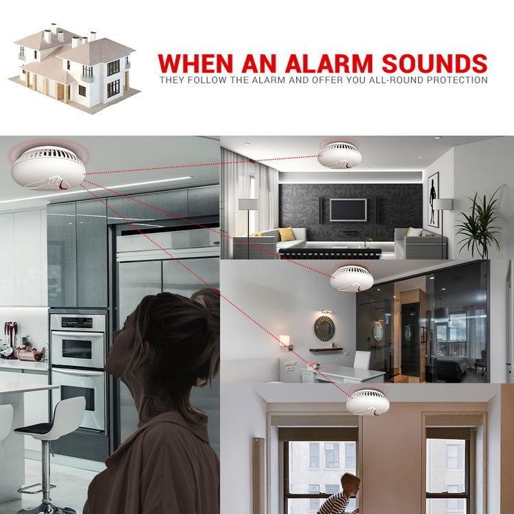ออสเตรเลีย, ยุโรป, เครื่องตรวจ - Smoke Detector Interconnected บทวิจารณ์และราคา