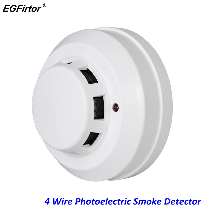 Fire Alarm 4 ลวดเครื่องตรวจจับ - Smoke Detector Interconnected บทวิจารณ์และราคา