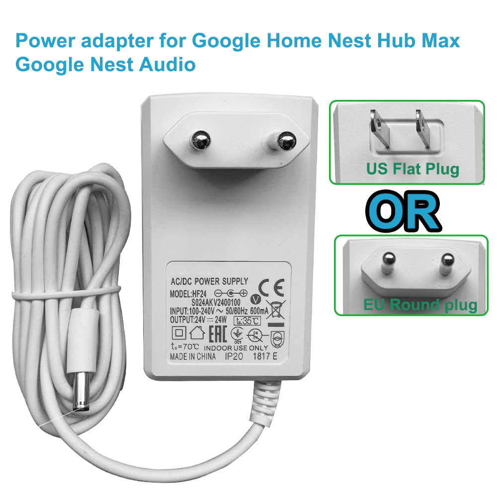 อะแดปเตอร์จ่ายไฟ 24V สำหรับ Go - Google Speaker Nest Audio บทวิจารณ์และราคา