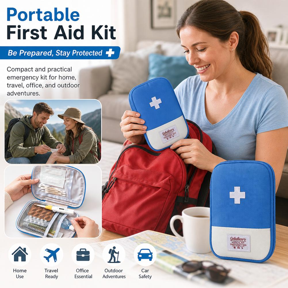 กระเป๋าชุดปฐมพยาบาลแบบพกพาความ - First Aid Bag Kit บทวิจารณ์และราคา
