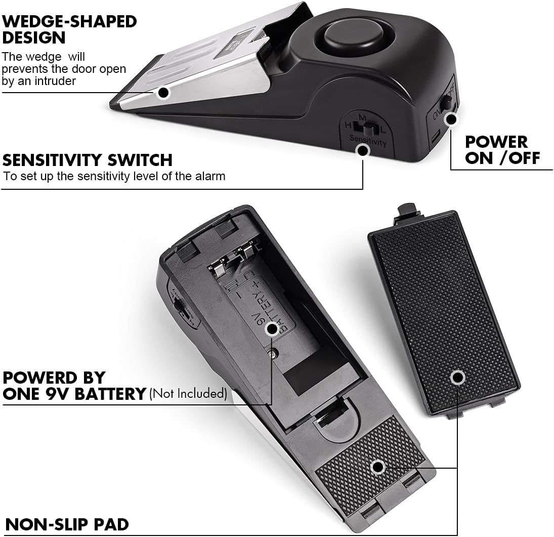 ประตูหยุดนาฬิกาปลุก,ประตู 120D - Door Stop Alarm บทวิจารณ์และราคา