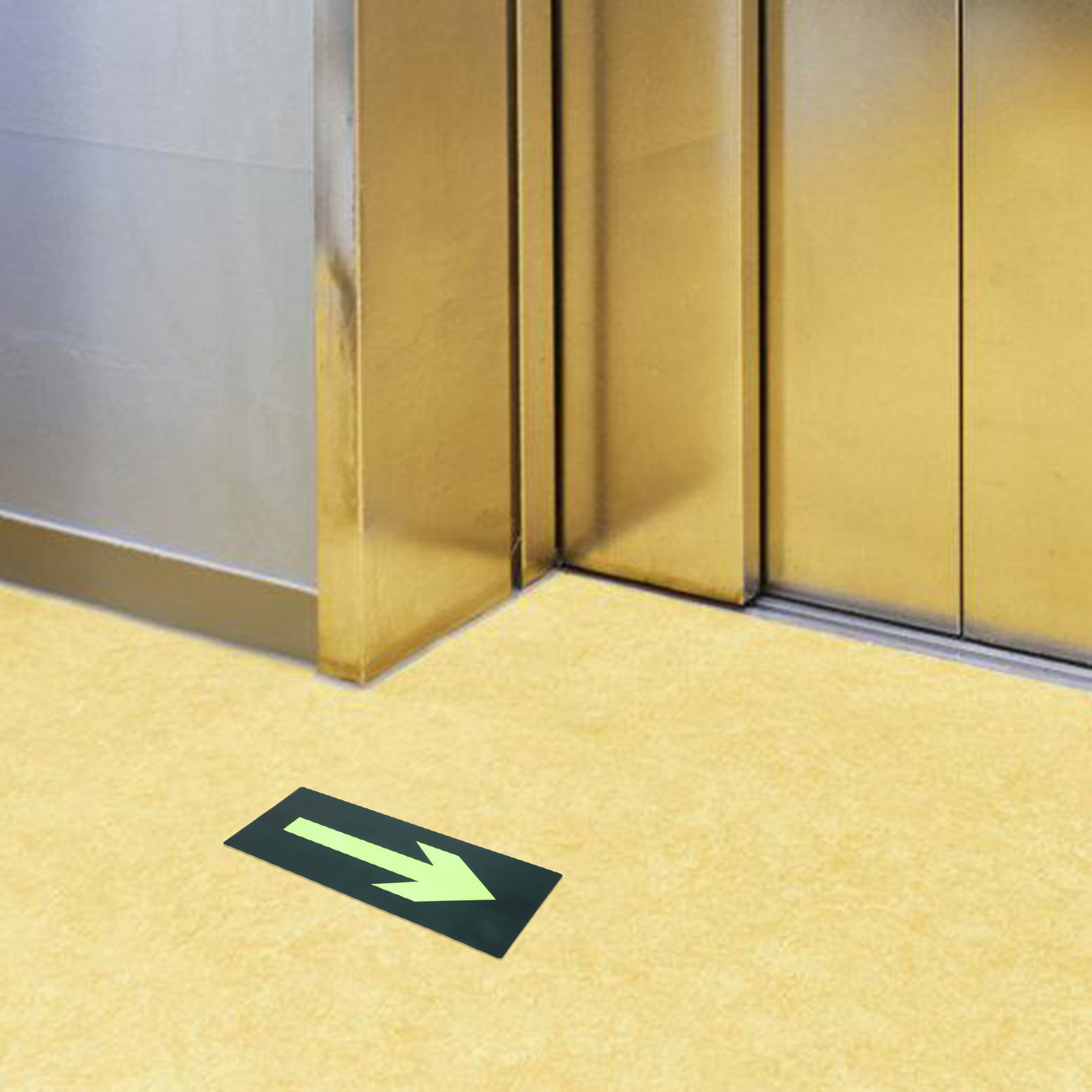 สติ๊กเกอร์ลูกศรทางออกเรืองแสงใ - Emergency Exit Sign บทวิจารณ์และราคา