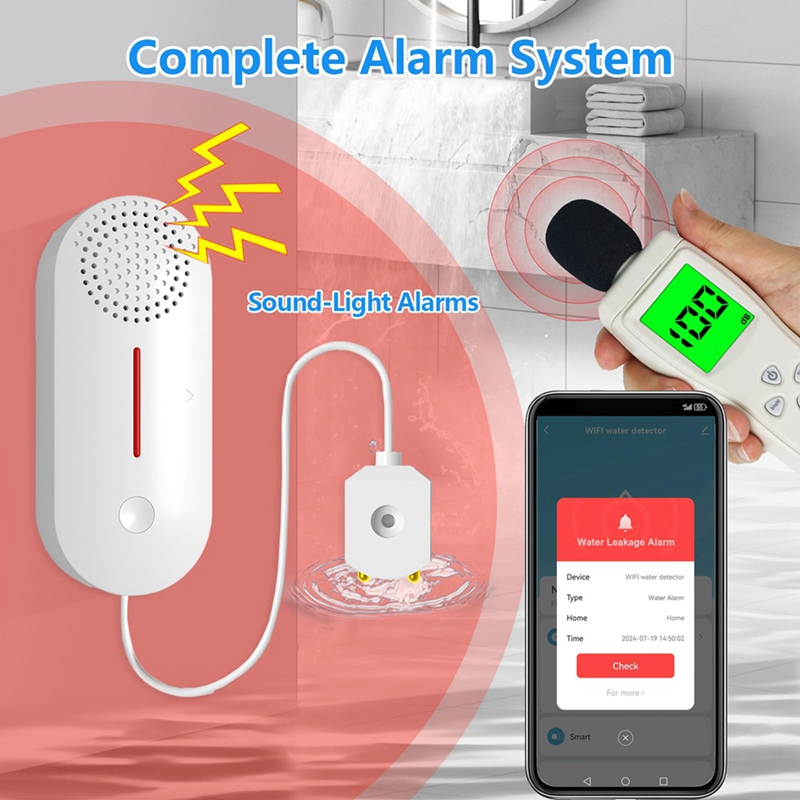เครื่องตรวจจับน้ำ, เซ็นเซอร์น้ - Water Alarm Sensor บทวิจารณ์และราคา