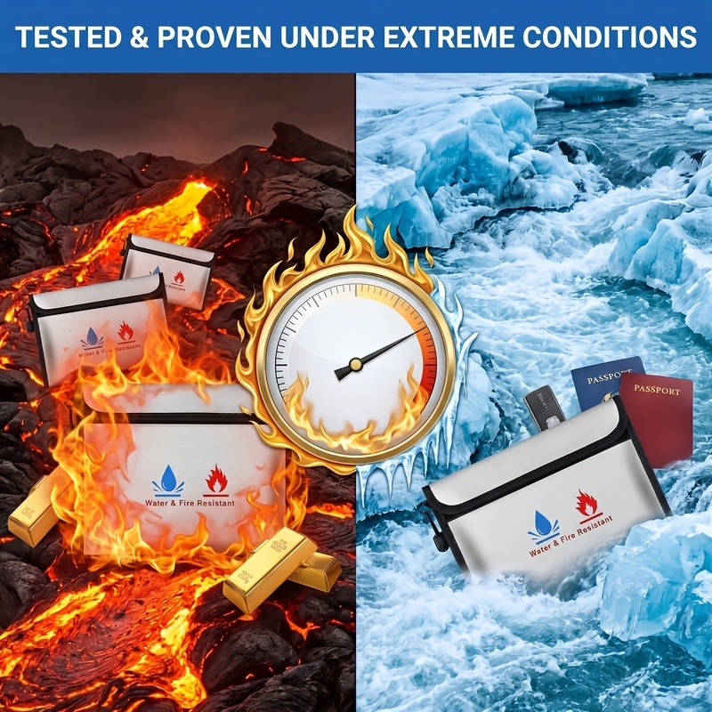 กระเป๋าเก็บเอกสารกันไฟและกันน้ - Fire Safe Document บทวิจารณ์และราคา
