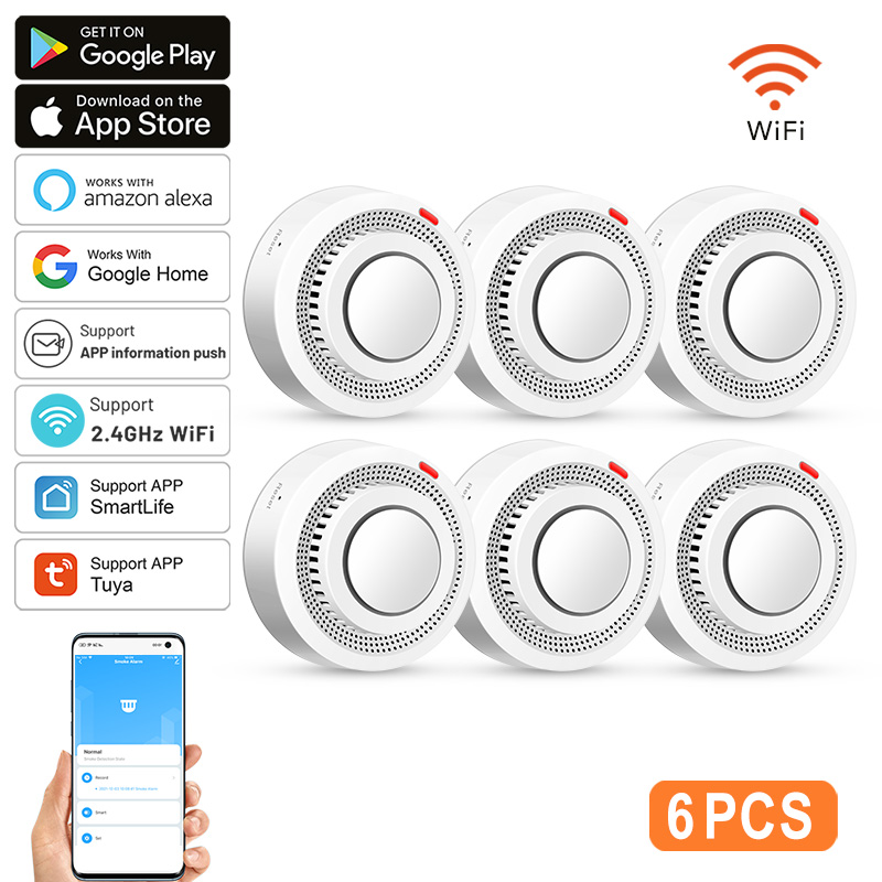 เซ็นเซอร์ตรวจจับควันอัจฉริยะ T - Smoke Detector Interconnected บทวิจารณ์และราคา